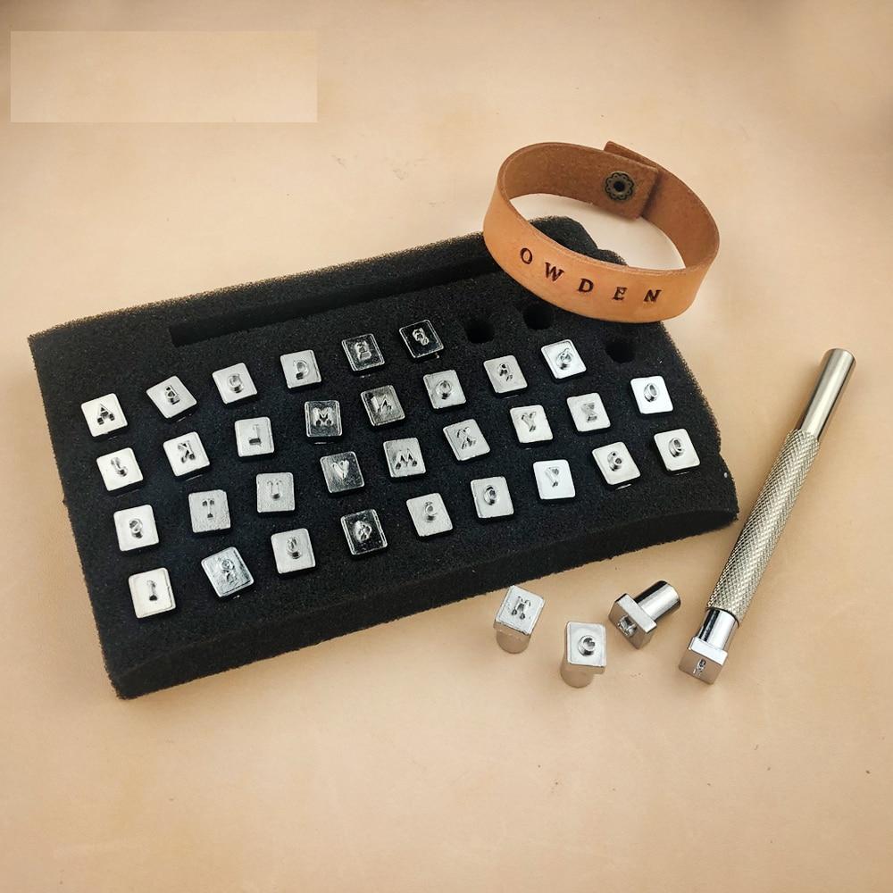 Leather Letter Stamp Tool Set