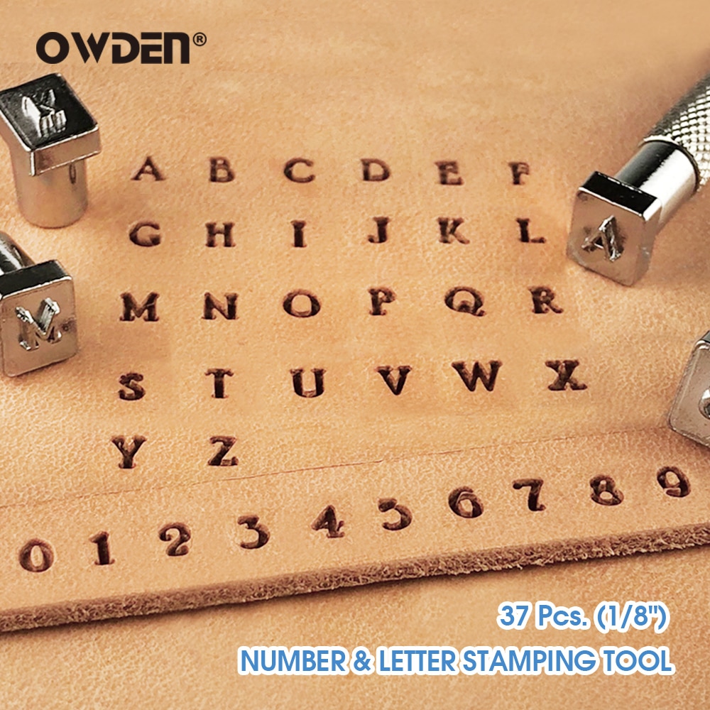 Leather Letter Stamp Tool Set Leather Letter Stamp Tool Set