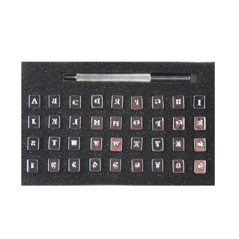 Leather Letter Stamp Tool Set Leather Letter Stamp Tool Set