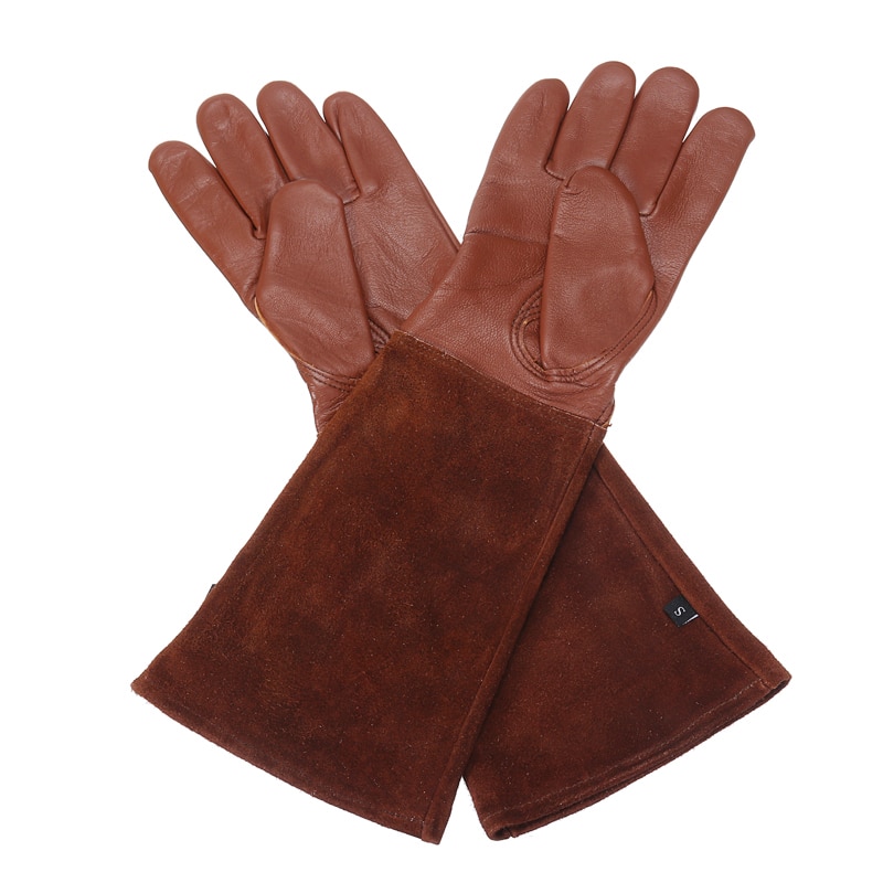 Leather Long Gardening Gloves Leather Long Gardening Gloves