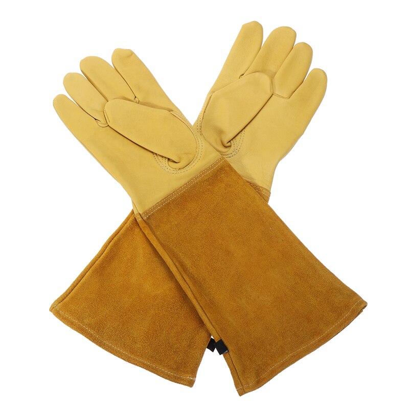 Leather Long Gardening Gloves Leather Long Gardening Gloves