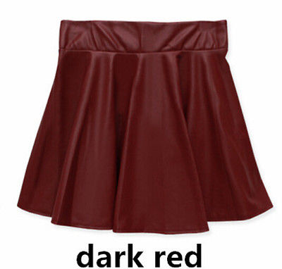 Leather Mini Skirt Pleated A-Line Skirt Leather Mini Skirt Pleated A-Line Skirt