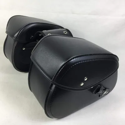 Leather Motorcycle Saddlebags (2 Pcs)