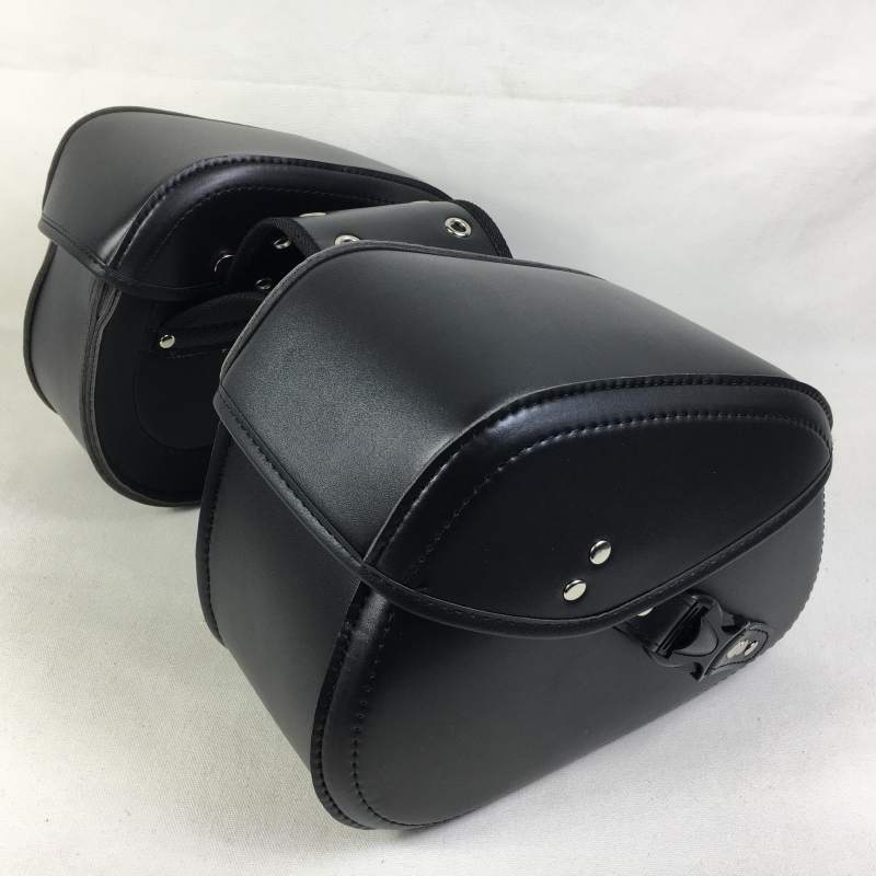 Leather Motorcycle Saddlebags (2 Pcs)