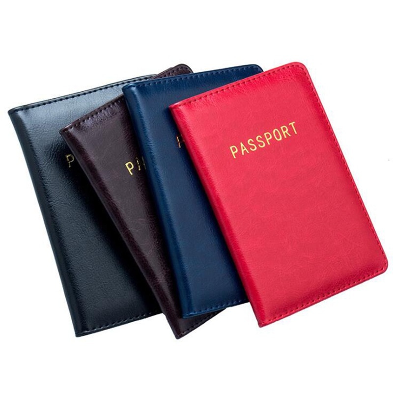 Leather Passport Wallet Card Holder Leather Passport Wallet Card Holder