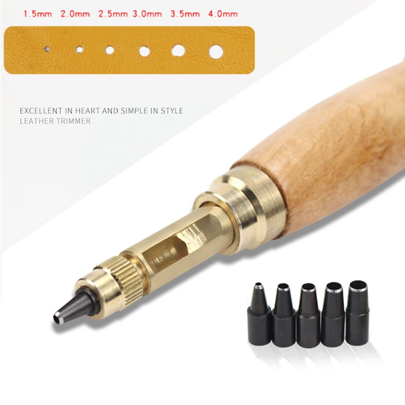 Leather Punching Tool with Tips (6pcs) Leather Punching Tool with Tips (6pcs)