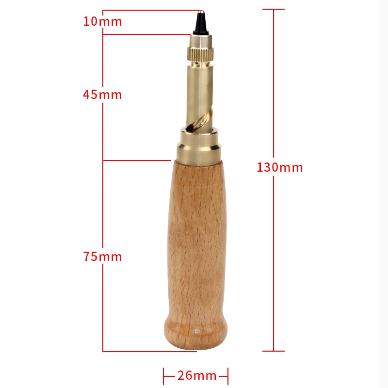 Leather Punching Tool with Tips (6pcs) Leather Punching Tool with Tips (6pcs)