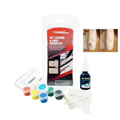 Leather Repair Restoration Kit for Leather Upholstery and Furniture Leather Repair Restoration Kit for Leather Upholstery and Furniture