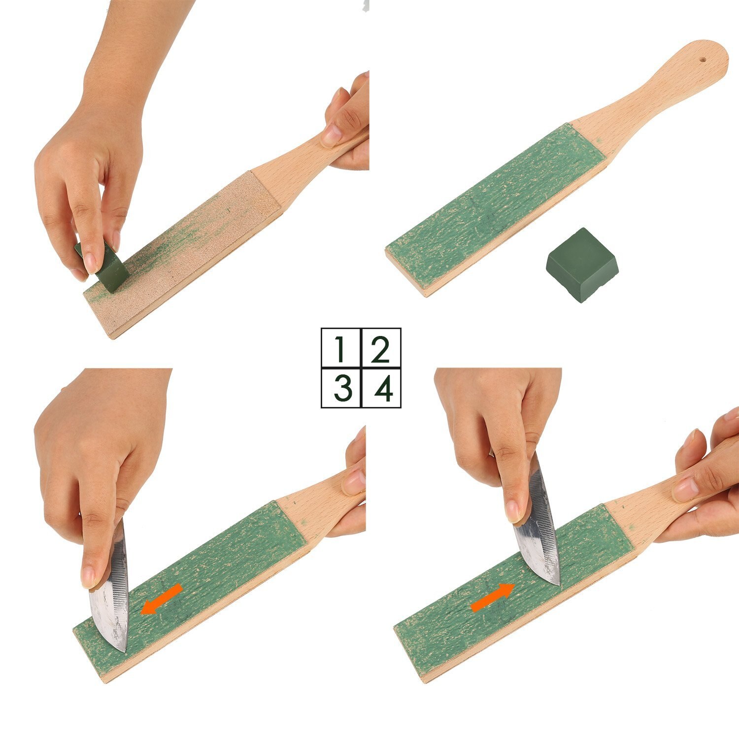 Leather Sharpening Strop Double-Sided Tool Leather Sharpening Strop Double-Sided Tool