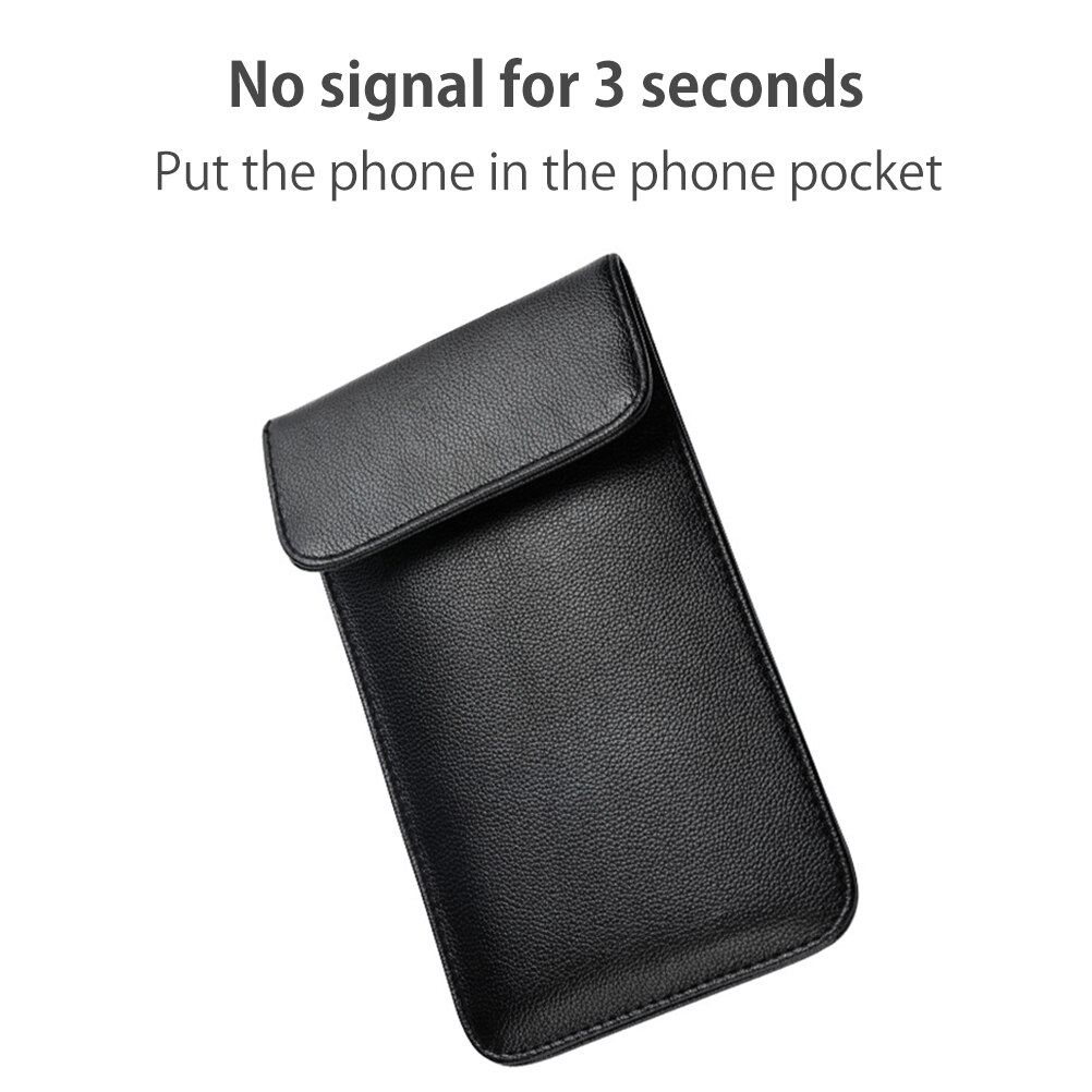Leather Signal Blocking Pouch