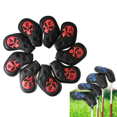 Leather Skull Golf Putter Covers (9pcs) Leather Skull Golf Putter Covers (9pcs)