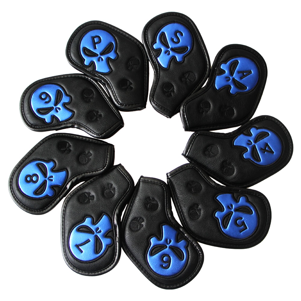 Leather Skull Golf Putter Covers (9pcs) Leather Skull Golf Putter Covers (9pcs)