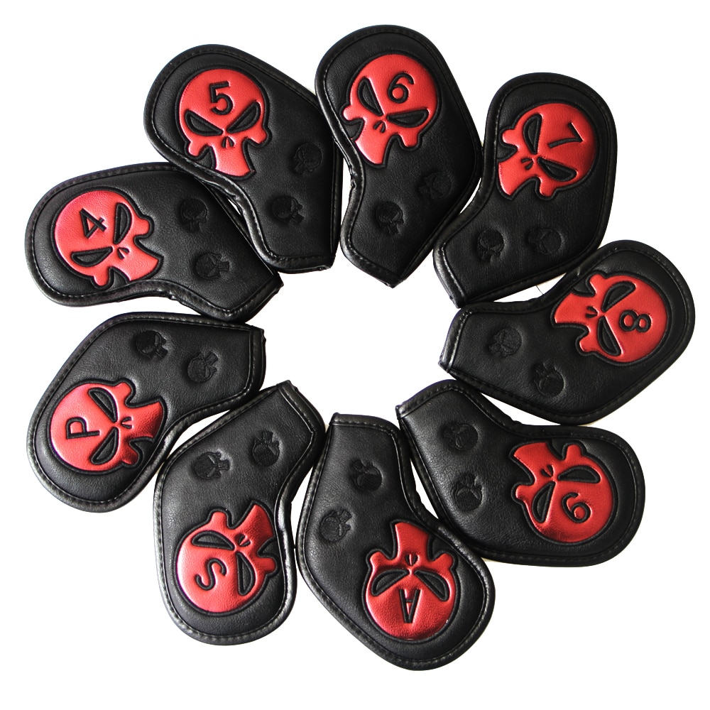 Leather Skull Golf Putter Covers (9pcs) Leather Skull Golf Putter Covers (9pcs)