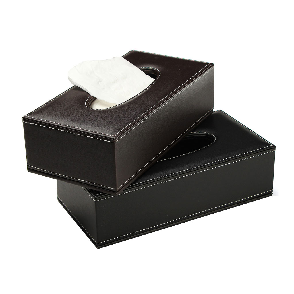 Leather Tissue Box Cover Napkin Holder Leather Tissue Box Cover Napkin Holder