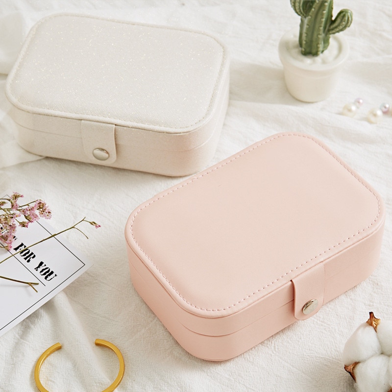 Leather Travel Jewelry Case Portable Organizer Leather Travel Jewelry Case Portable Organizer