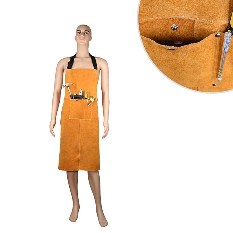 Leather Welding Apron Protective Clothing