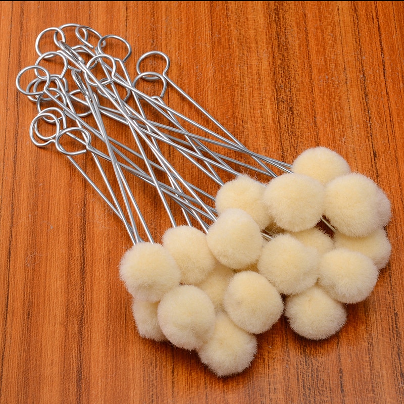 Leathercrafting Wool Daubers (20pcs) Leathercrafting Wool Daubers (20pcs)