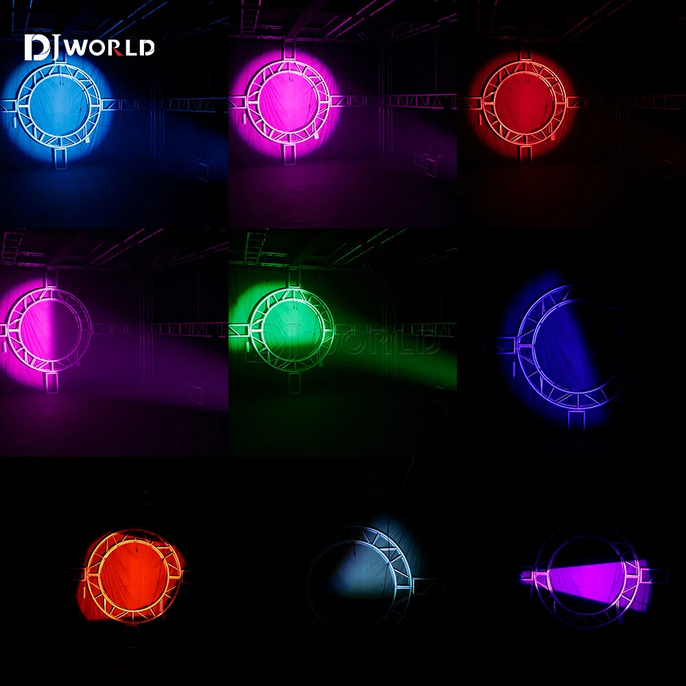 LED 250W Ellipsoidal Reflector Spotlight RGBW ERS Light 4in1 Manual Cutting Stage Lighting Theater Wedding Catwalk