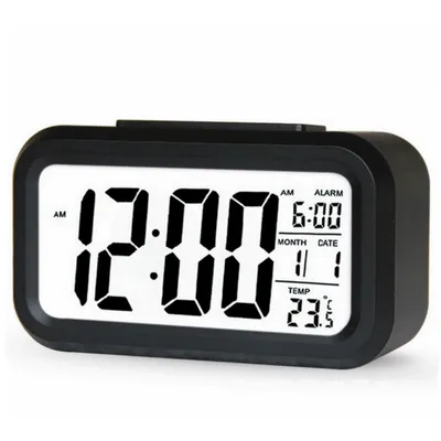 LED Alarm Clock Desk Digital Display