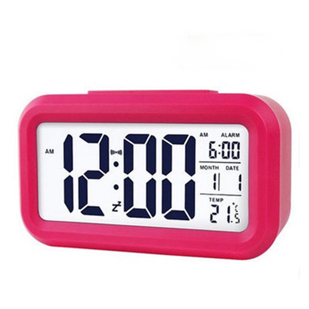 LED Alarm Clock Desk Digital Display