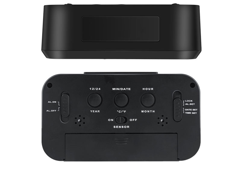 LED Alarm Clock Desk Digital Display