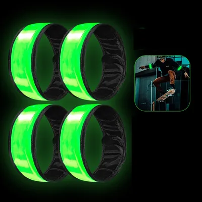 LED Armband Safety Reflective Accessory (4pcs) LED Armband Safety Reflective Accessory (4pcs)
