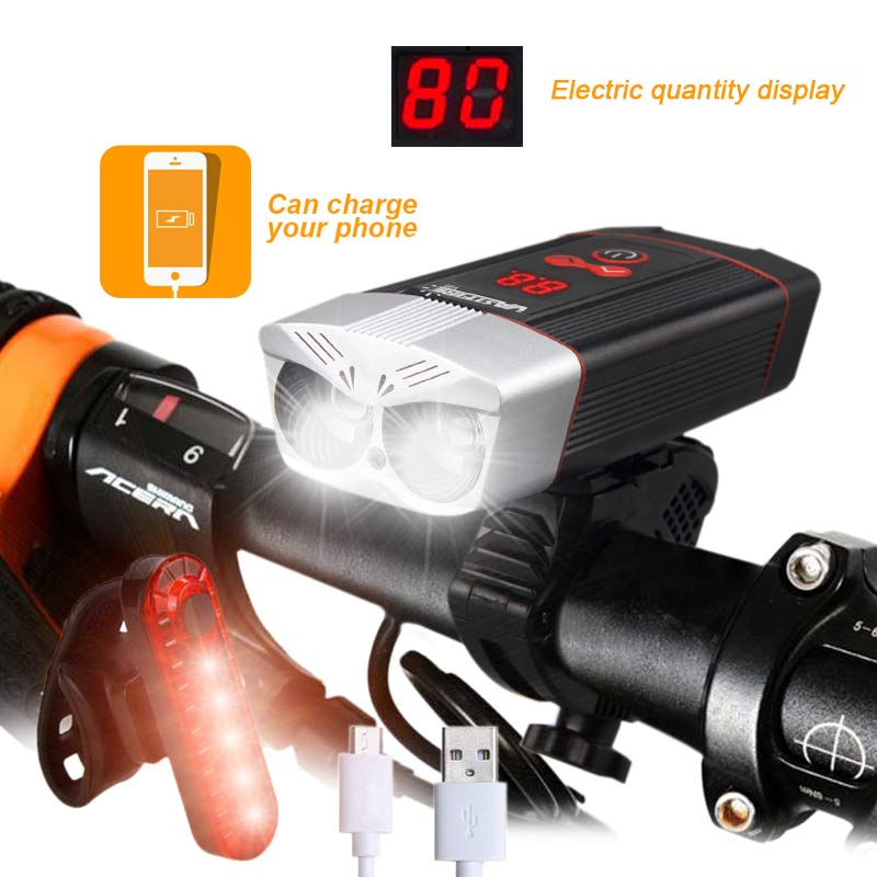 LED Bike Headlight Rechargeable Lamp