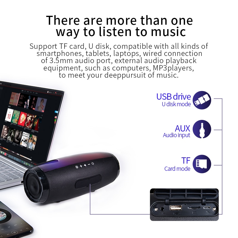 LED Bluetooth Speaker Portable Device LED Bluetooth Speaker Portable Device