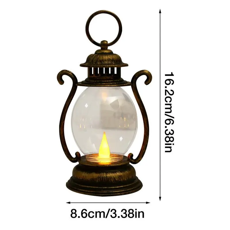 LED Bulb Retro Lantern Retro Camping Hanging Lanterns Battery Powered Led Small Oil Lamp Design For Fishing Tent
