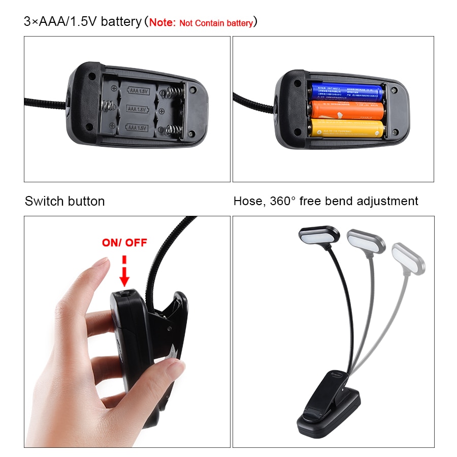 LED Clip Portable Reading Light LED Clip Portable Reading Light