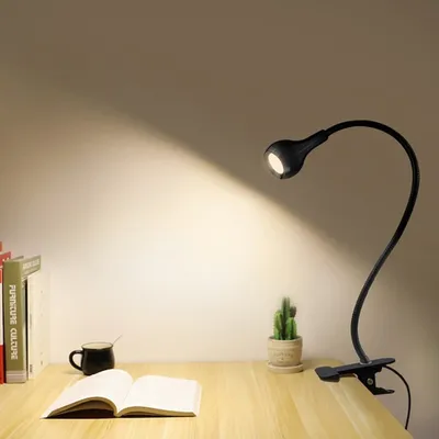 LED Desk Lamp USB Power Light