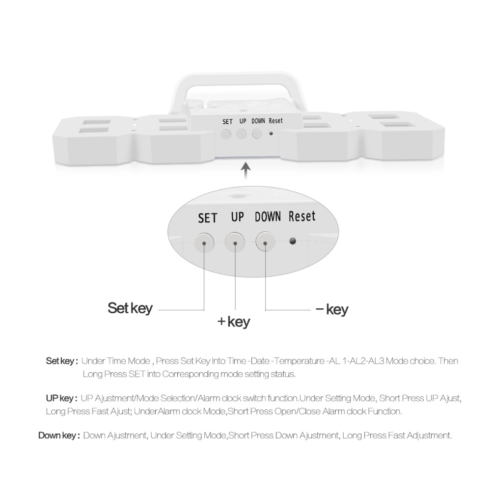 LED Digital Wall Clock Smart Display LED Digital Wall Clock Smart Display