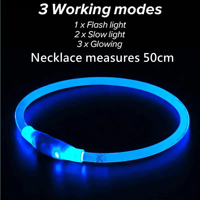 Led Dog Collar Luminous Usb Cat Dog Collar 3 Modes Led Light Glowing Loss Prevention LED Collar For Dogs Pet Dog Led Dog Collar Luminous Usb Cat Dog Collar 3 Modes Led Light Glowing Loss Prevention LED Collar For Dogs Pet Dog