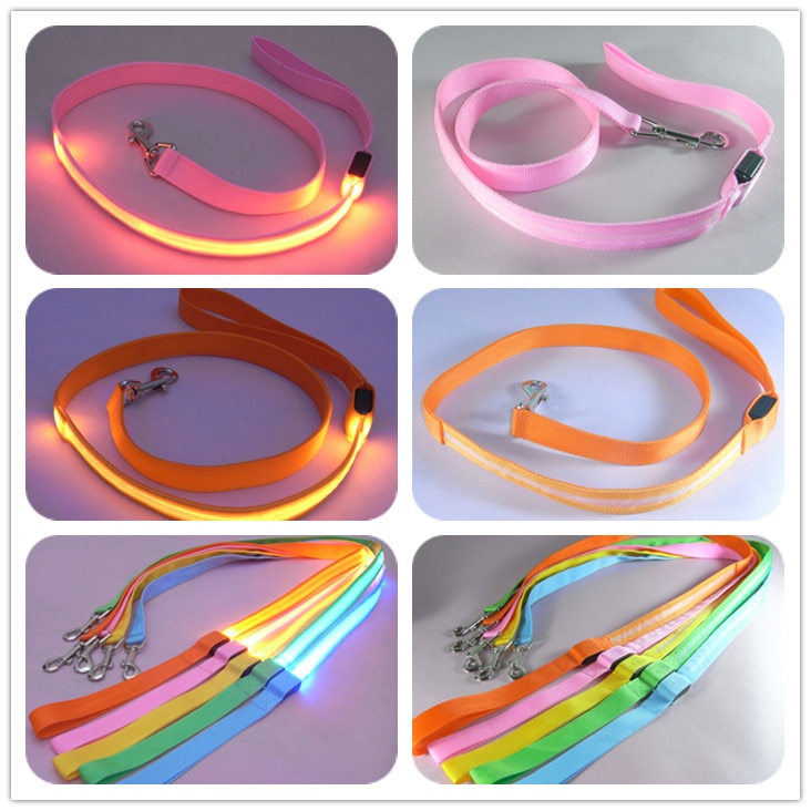 LED Dog Leash Pet Safety Strap LED Dog Leash Pet Safety Strap