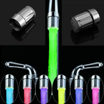 LED Faucet Aerator with Temperature Sensor LED Faucet Aerator with Temperature Sensor