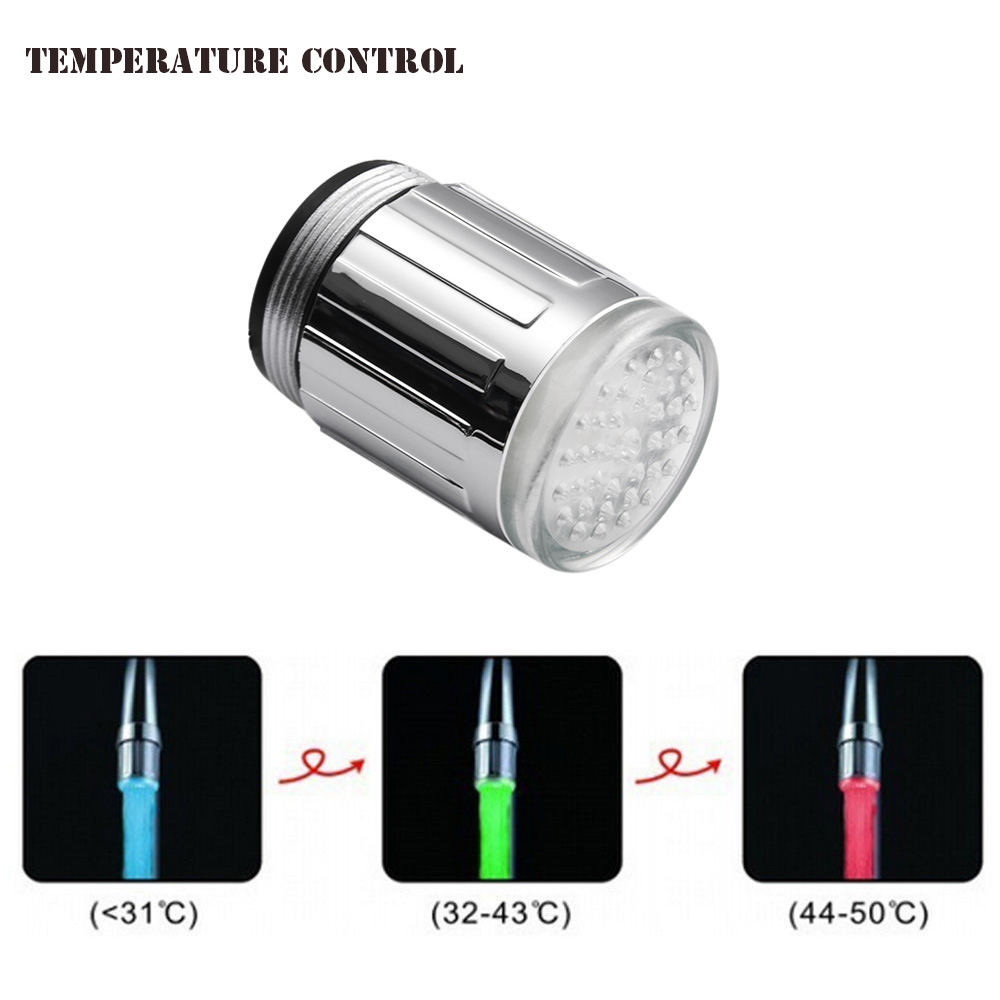 LED Faucet Aerator with Temperature Sensor LED Faucet Aerator with Temperature Sensor