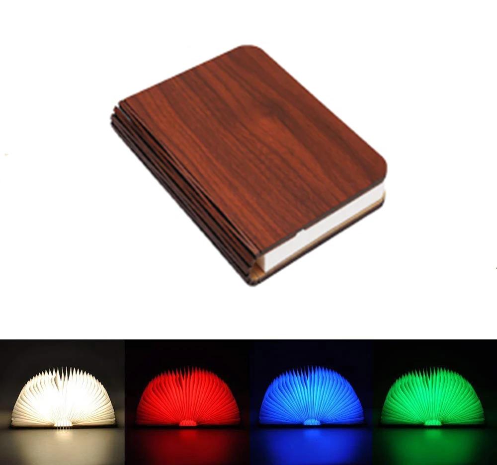 LED Foldable Book Light Creative Wooden Luminous Book for Children Kids' Birthday Holiday Christmas Gift Rechargeable LED Foldable Book Light Creative Wooden Luminous Book for Children Kids' Birthday Holiday Christmas Gift Rechargeable