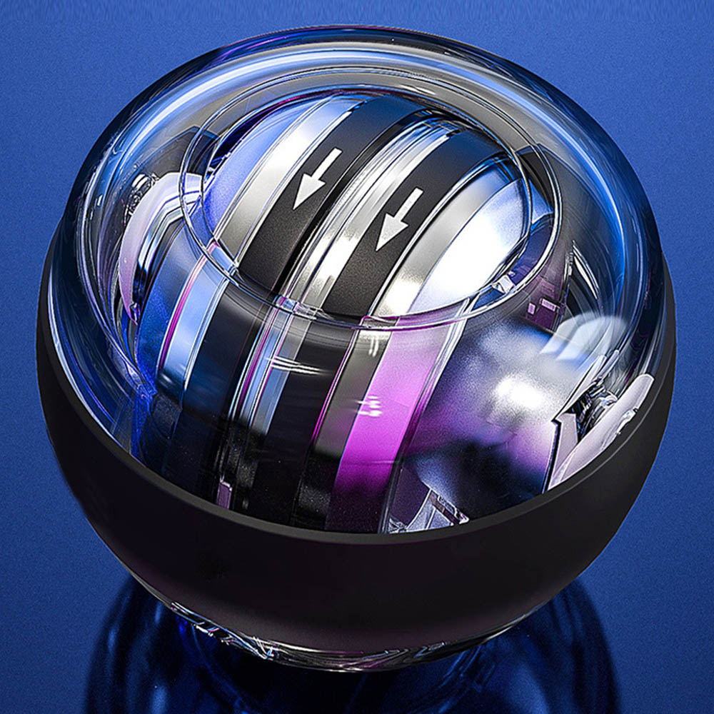 LED Gyroscopic Power Wrist Ball Self-starting Gyro ball Powerball Arm Hand Muscle Force Trainer Exercise Strengthener