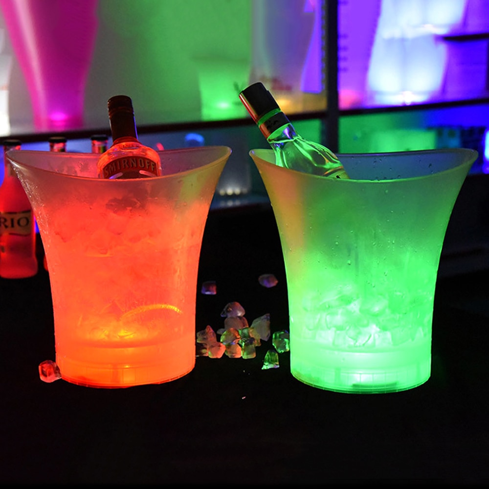 LED Ice Bucket Light Up Drink Container