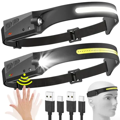 LED Induction Headlamp Camping Search Light USB Rechargeable Headlight Led Head Torch Work Light With Built-in Battery LED Induction Headlamp Camping Search Light USB Rechargeable Headlight Led Head Torch Work Light With Built-in Battery