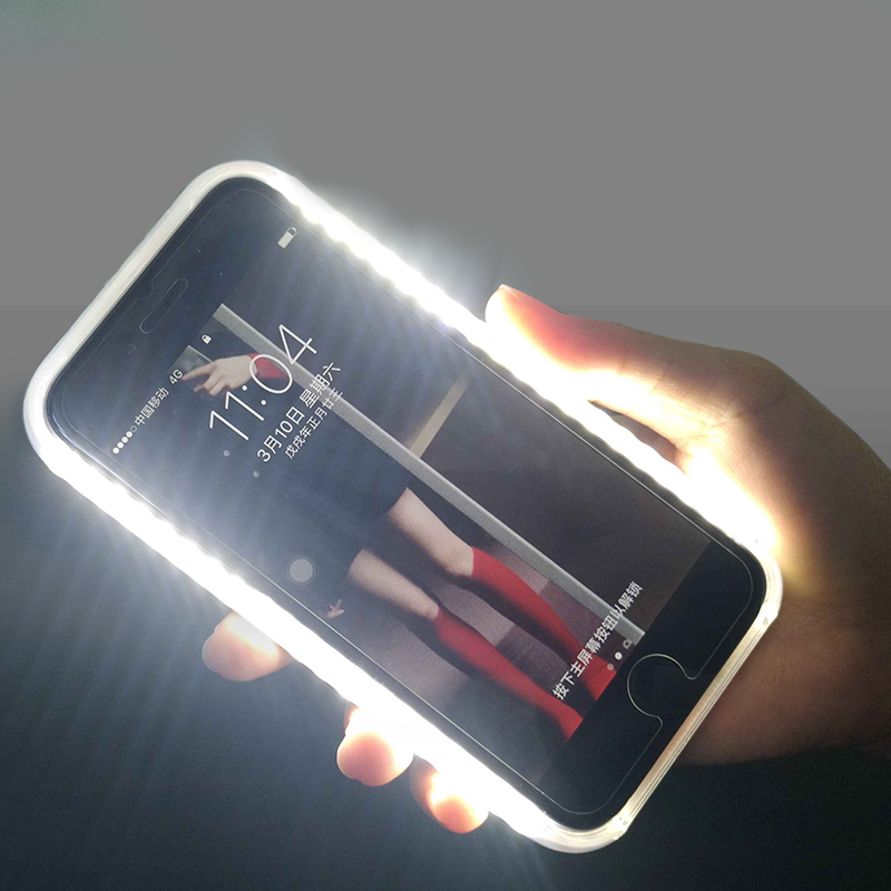 LED iPhone Case with Selfie Light LED iPhone Case with Selfie Light