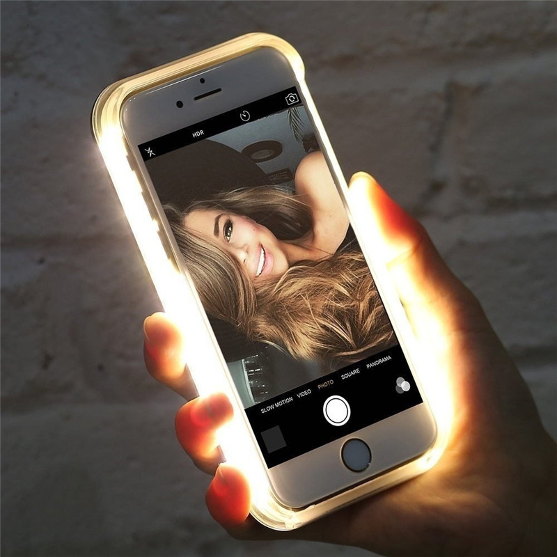 LED iPhone Case with Selfie Light LED iPhone Case with Selfie Light