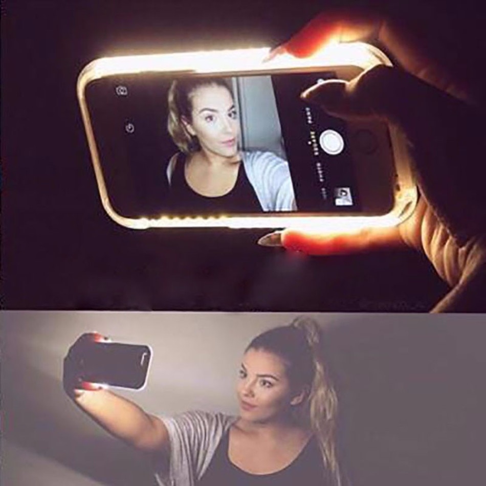 LED iPhone Case with Selfie Light LED iPhone Case with Selfie Light