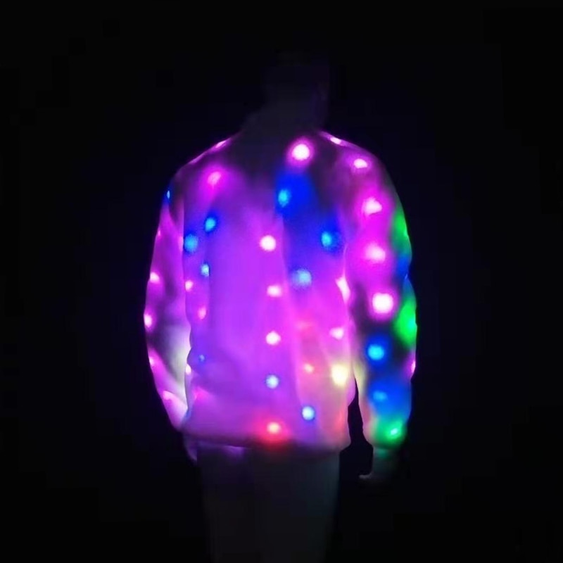 LED Jacket Faux Fur Jacket For Men LED Jacket Faux Fur Jacket For Men