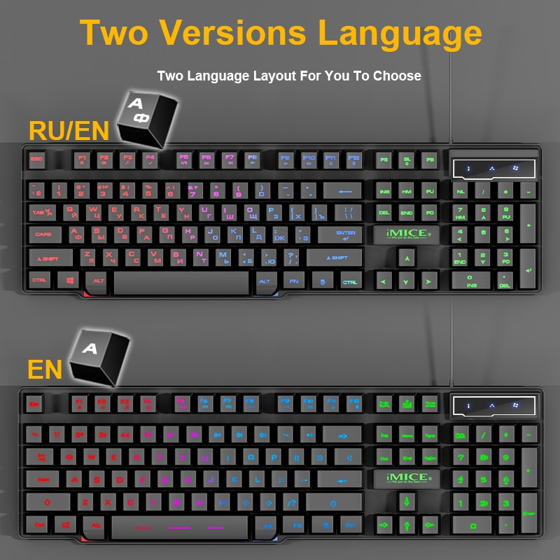 LED Keyboard Backlight Gaming Device LED Keyboard Backlight Gaming Device