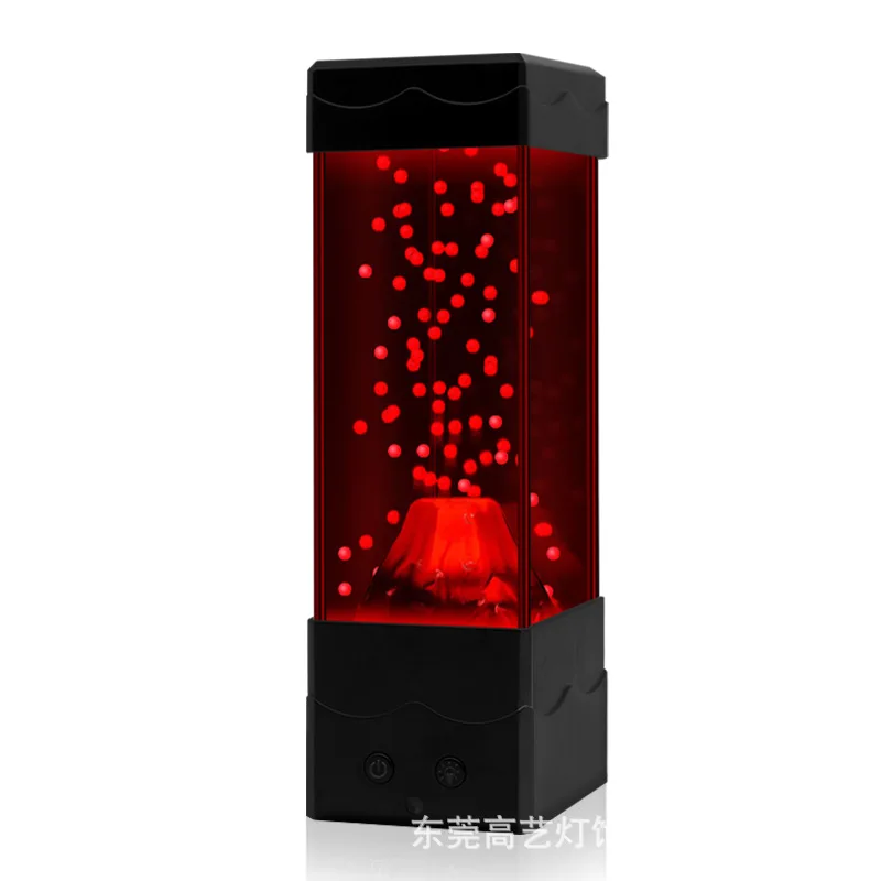 LED Lava Volcano Light Home Decoration Night Light Creative Children's Toys Desktop Decoration Lamp Boys AndGirls DIY
