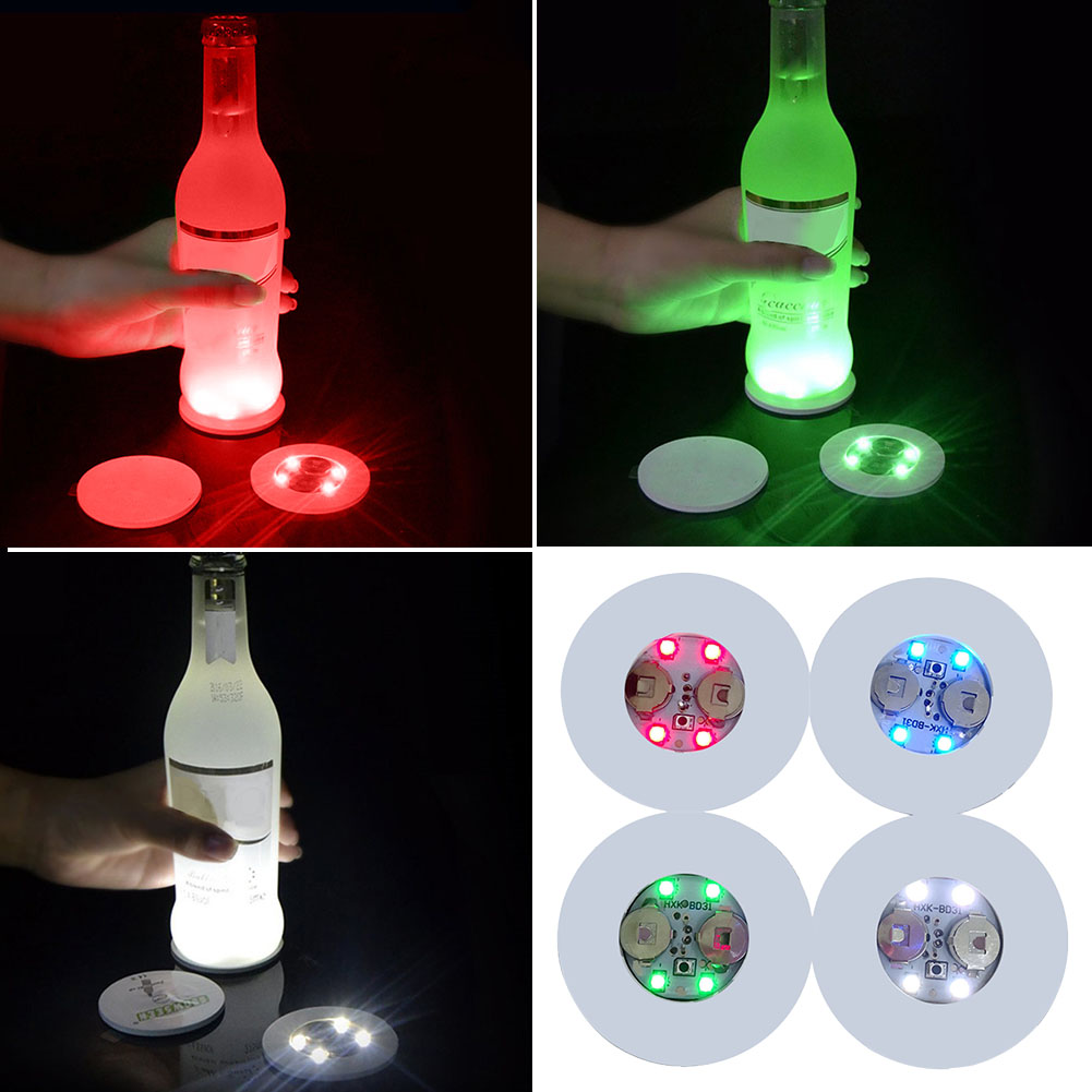 LED Light Coaster Drink Mat (10 pcs) LED Light Coaster Drink Mat (10 pcs)