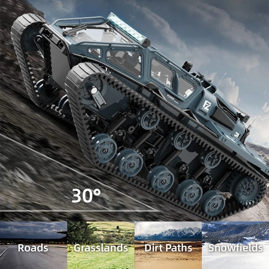 LED Light Full Scale Tracked Tank Simulation Model Toy RC Car Model Drift Remote Control Off-Road Vehicle Boy Gift LED Light Full Scale Tracked Tank Simulation Model Toy RC Car Model Drift Remote Control Off-Road Vehicle Boy Gift