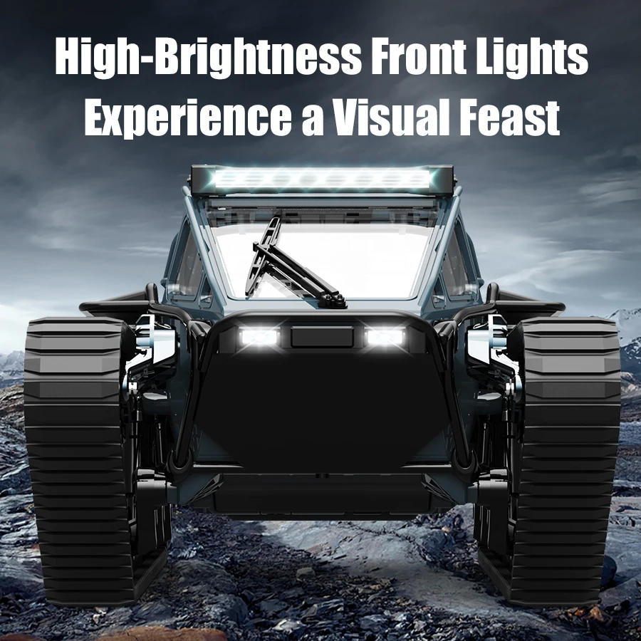 LED Light Full Scale Tracked Tank Simulation Model Toy RC Car Model Drift Remote Control Off-Road Vehicle Boy Gift LED Light Full Scale Tracked Tank Simulation Model Toy RC Car Model Drift Remote Control Off-Road Vehicle Boy Gift