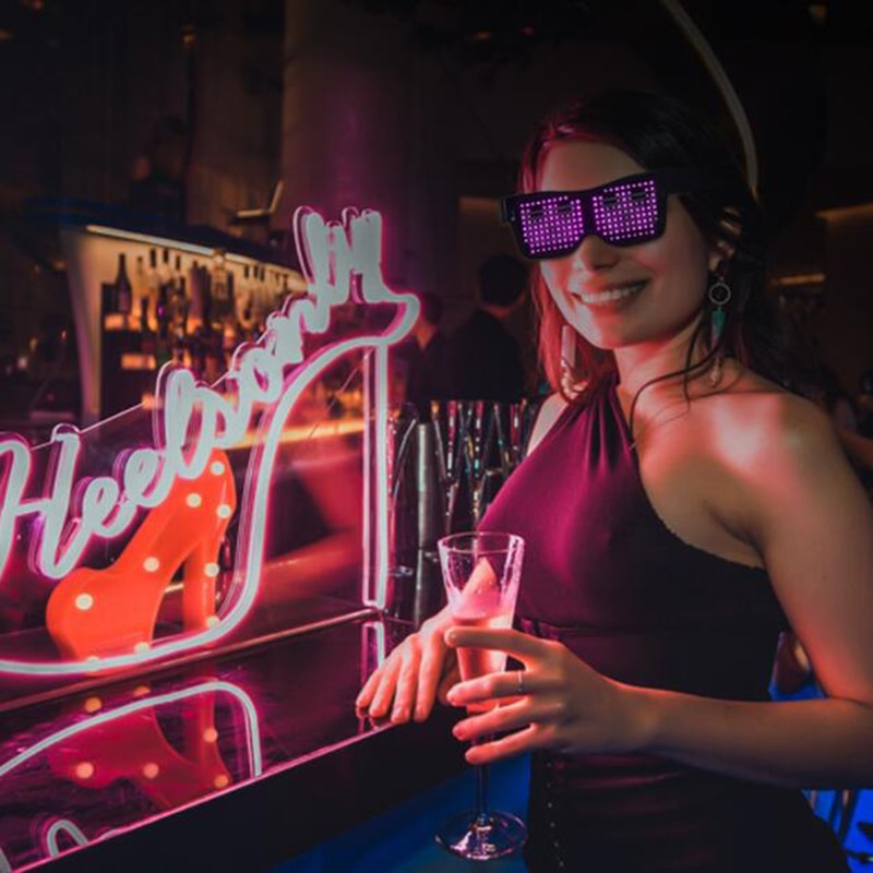 LED Light Glasses BlueTooth Party Eyewear